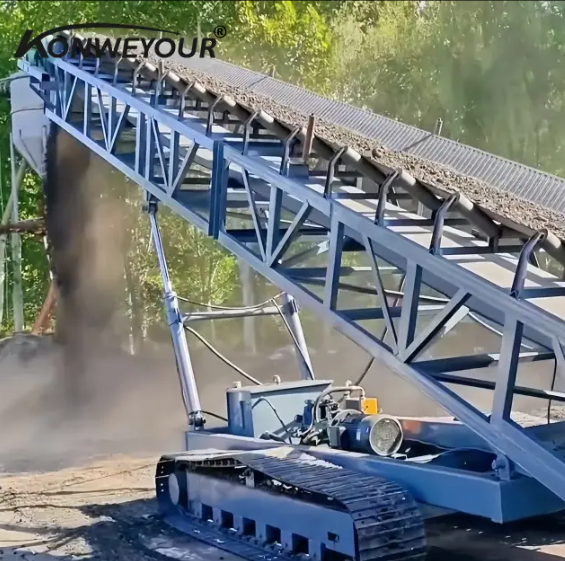 High-incline corrugated senti CONVEYOR