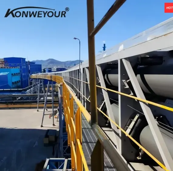 CONVEYOR ki fèmen nan senti Echafodaj